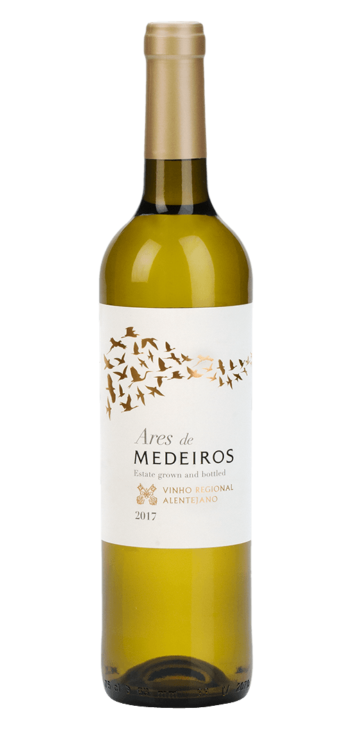 Bottle of Ares de Medeiros White Wine
