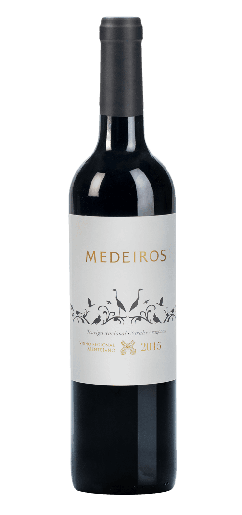 Bottle of Medeiros Red Wine