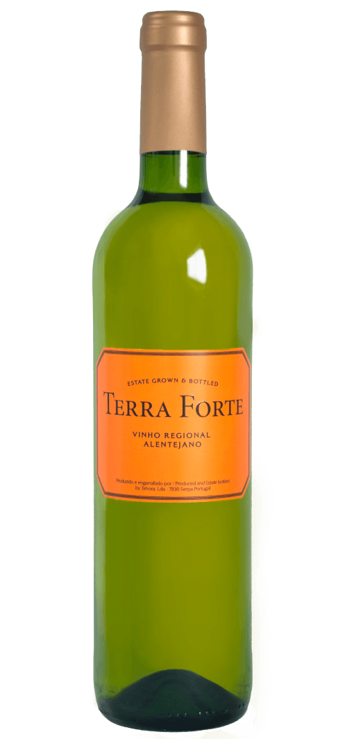 Bottle of Terra Forte White Wine